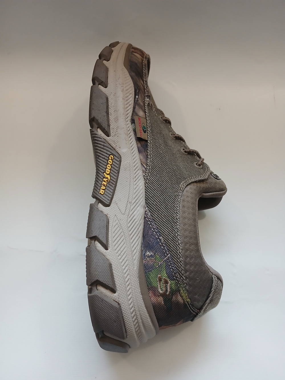 Skechers Men's Olive Brown Lace-Up Casual Sneaker - Picture 15 of 16